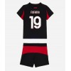 AC Milan Youssouf Fofana #19 Hjemmedraktsett Barn 2025-26 Kortermet (+ korte bukser)